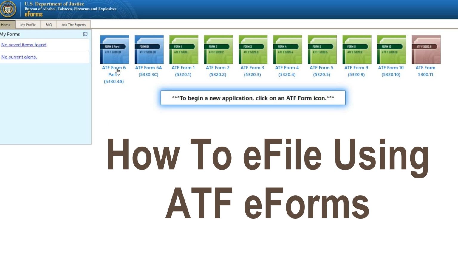 How To eFile Using ATF eForms Instructions and Examples Neckbone Armory